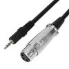 Micrófono para PC con cable MEDIA-TECH MT397K con entrada XLR, soporte de mesa, cable de 2,4 m, 20–20000 Hz, sensibilidad -32 dB