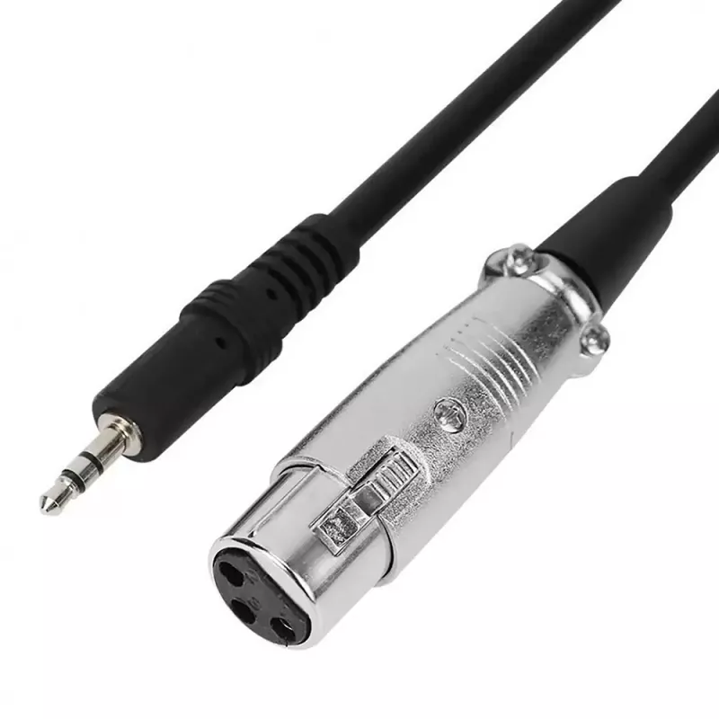 Micrófono para PC con cable MEDIA-TECH MT397K con entrada XLR, soporte de mesa, cable de 2,4 m, 20–20000 Hz, sensibilidad -32 dB