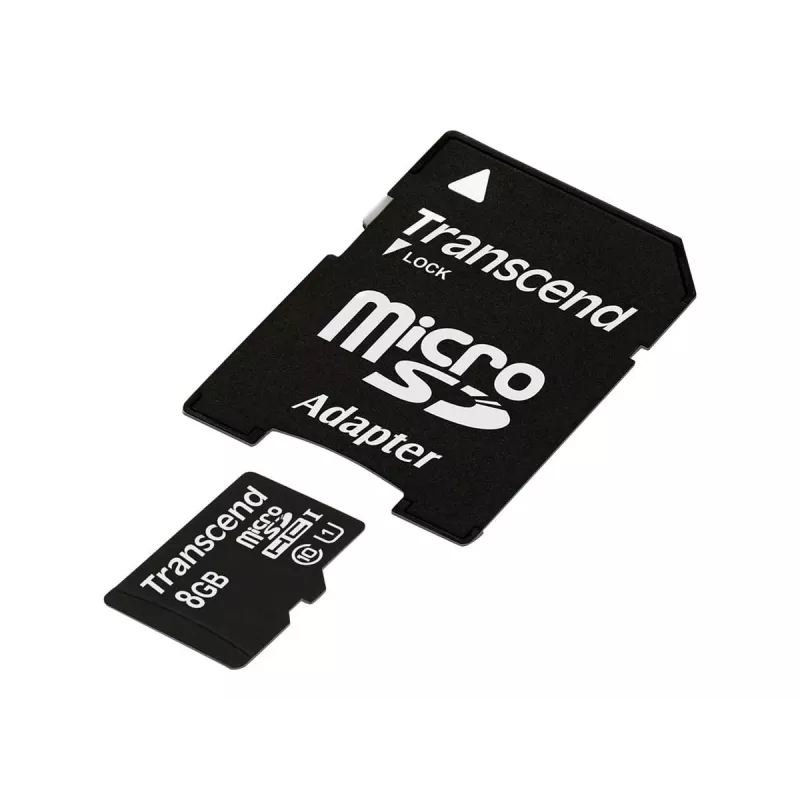 Transcend Premium - Tarjeta de memoria flash (microSDHC/adaptador SD incluido)