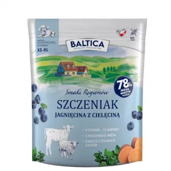BALTICA regional flavours Junior Cordero con ternera - pienso seco para perros - 1 kg