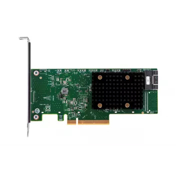 Adaptador HBA interno Broadcom 9500-8i — PCIe SAS/SATA 12 Gbit/s, NVMe, perfil completo/perfil bajo