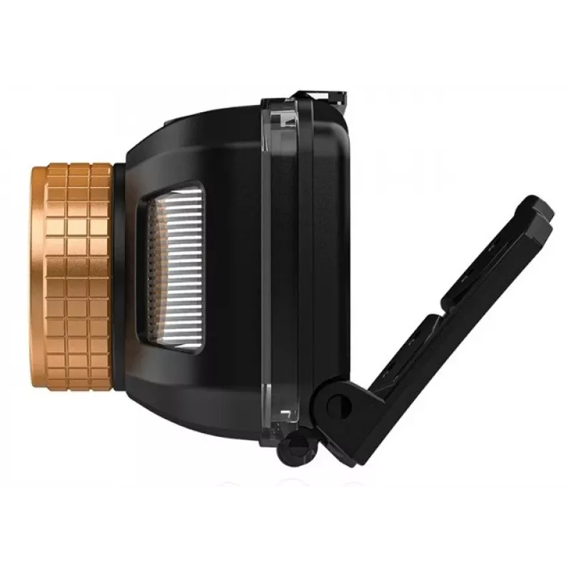 Linterna frontal Duracell DH400 negra, naranja