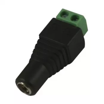 Synergy 21 S21-LED-000220 DC/2.1 x 4 mm Negro - Conector de cable verde