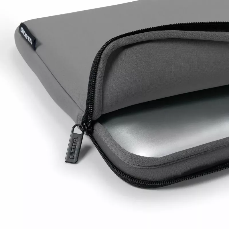 DICOTA Skin BASE - Funda para portátil - 35,8 cm - 33,00cm (13) - 14.1 - gris (D31292)