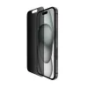 Belkin ScreenForce Pro - protector de pantalla para móvil - 2,5D - vidrio - con filtro de privacidad - vidrio - para Apple iPhone 14 Pro, 15 (OVA147ZZ)