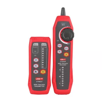 Localizador de cables UNI-T UT683KIT — comprobador digital de cables y líneas con pantalla LCD y señal acústica