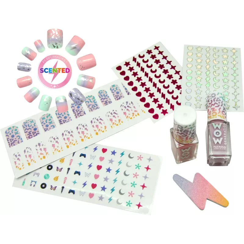 Set de manicura para niños Euroswan WOW00017 - kit de cuidado de uñas con aroma