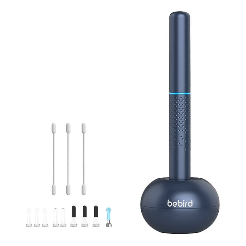 Limpiador de oídos Bebird M9 S con cámara HD y luz LED, azul