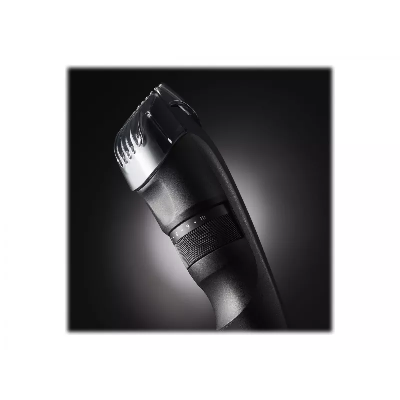 Recortadora de barba Panasonic ER-SB40-K803 — 0,5–10 mm, 19 niveles, Li-Ion, inalámbrica/con cable, negra