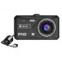 Dashcam TRACER 4TS Full HD Dual-Channel, cámara principal 2 MP, cámara interior 0,4 MP, ángulo 140°/60°, pantalla IPS 4