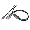 ROLINE - cable USB - USB-C de 24 pines (M) a USB-C de 24 pines (M) - USB 2.0 - 1,85 m - alimentación USB (100 W) - negro (11.02.8308)