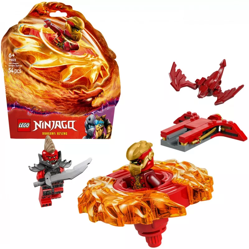 LEGO NINJAGO 71823 Peonza Spinjitzu dragón de Kai
