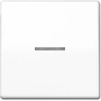 Placa embellecedora para interruptor de pared JUNG AS 591 KO5 WW blanco — AS591KO5WW