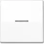 Placa embellecedora para interruptor de pared JUNG AS 591 KO5 WW blanco — AS591KO5WW