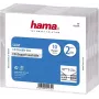 Funda doble jewel para CD Hama, pack de 10, 2 discos Transparente