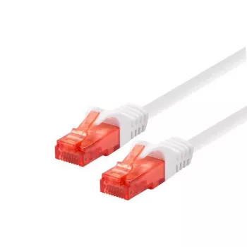 Cable de red LOGON Cat6 UTP, 7 m, RJ-45 a RJ-45, blanco