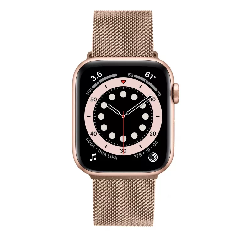 Correa de malla FIXED FIXMEST-436-RG para Apple Watch 38/40/41mm Oro rosa