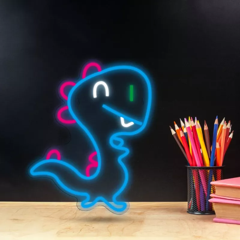 Luz de neón decorativa MANTA SNL56MT estilo dinosaurio — MANTA SNL56MT