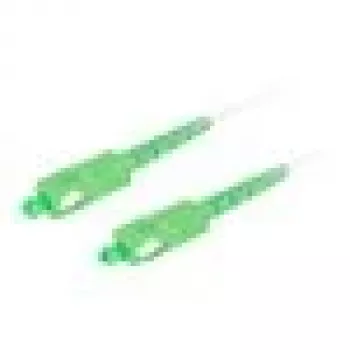 Cable de conexión de fibra óptica LANBERG SM SC/APC-SC/APC Simplex 10m LSZH G.657.B3 3,0mm blanco