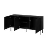 Cómoda SIENA 150.5x40x75 negro mate