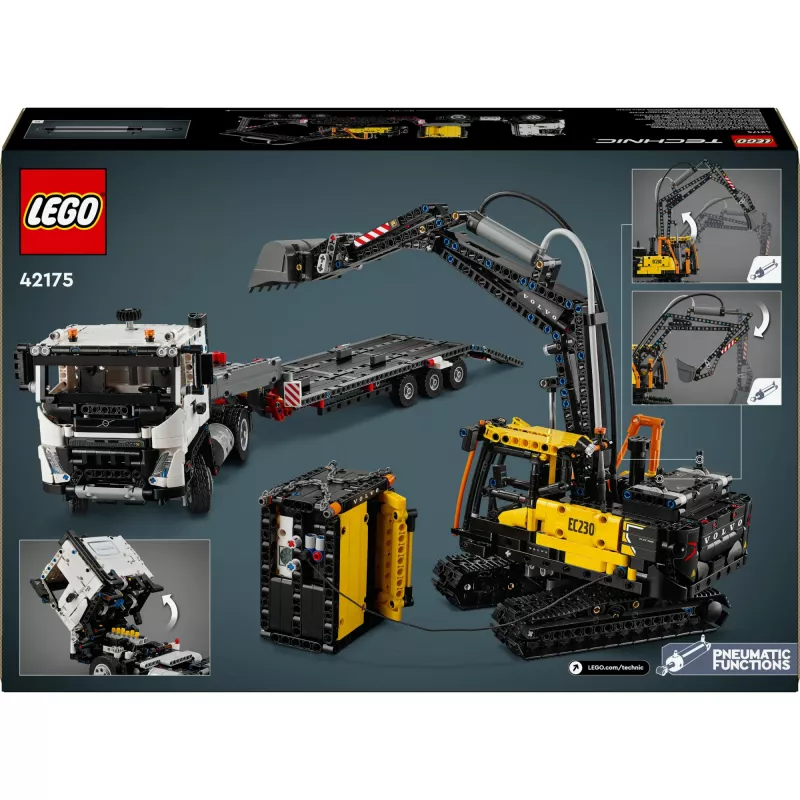 LEGO Technic Volvo FMX Truck y EC230 Electric Excavator 42175