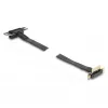 Tarjeta Riser DeLOCK PCI Express x1 macho 90° acodado a ranura x1 90° acodada con cable 60 cm
