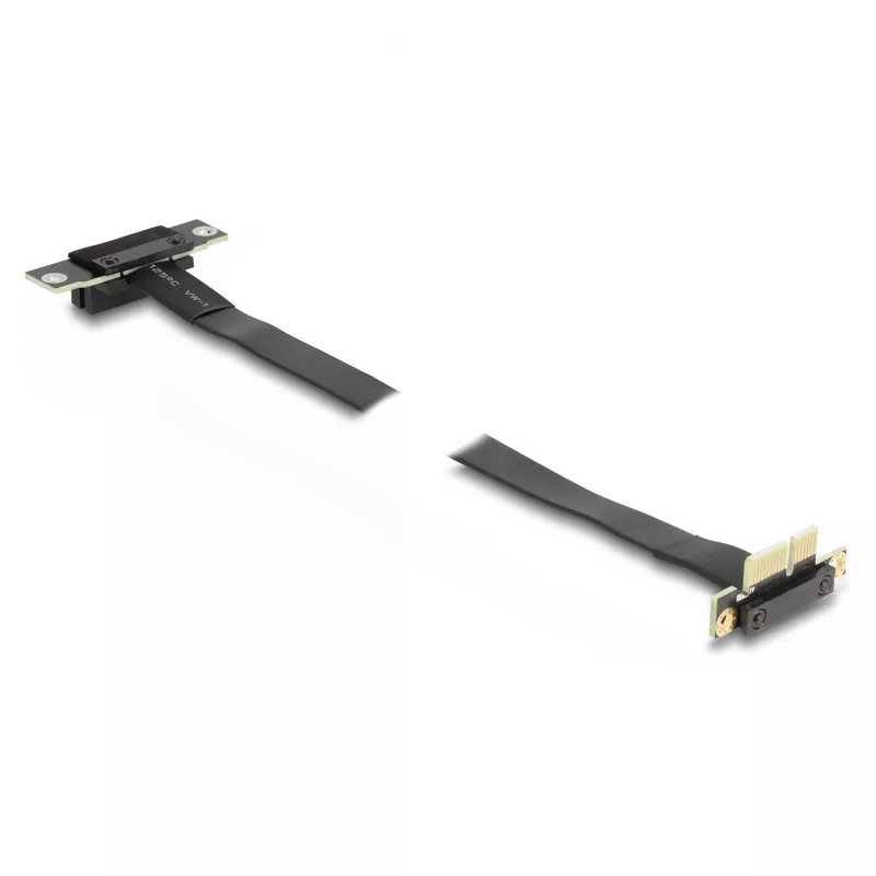 Tarjeta Riser DeLOCK PCI Express x1 macho 90° acodado a ranura x1 90° acodada con cable 60 cm