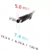 Fuente de alimentación para portátil Akyga AK-ND-57 19,5 V / 6,7 A, 130 W, conector 7,4 x 5,0 mm con pin, para Dell