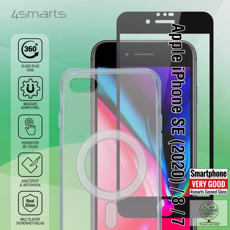 Funda para móvil 4smarts 360° Starter Set 11,9 cm Transparente