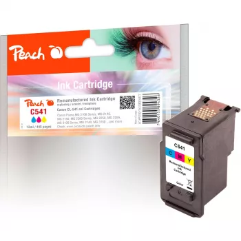 Peach 316477 Cartucho de tinta 1 ud. Cian, Magenta, Amarillo