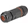 Junta de estanqueidad para conector/cable Goobay 81292 negro - naranja (81292)