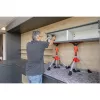 Puntal de techo y montaje Bessey STE90 ajustable 575–910 mm con palanca de bombeo