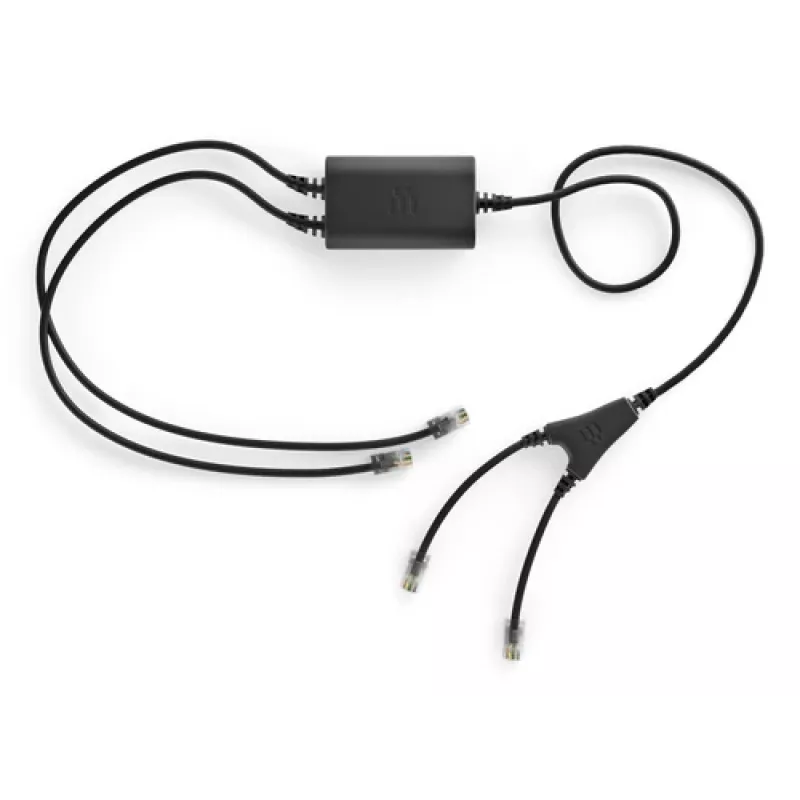 Adaptador EHS Sennheiser CEHS-CI 01 — negro, compatible con auriculares Sennheiser (modelo CEHS-CI 01)