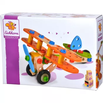 Constructor autobús de dos pisos, juguete de construcción 85 piezas