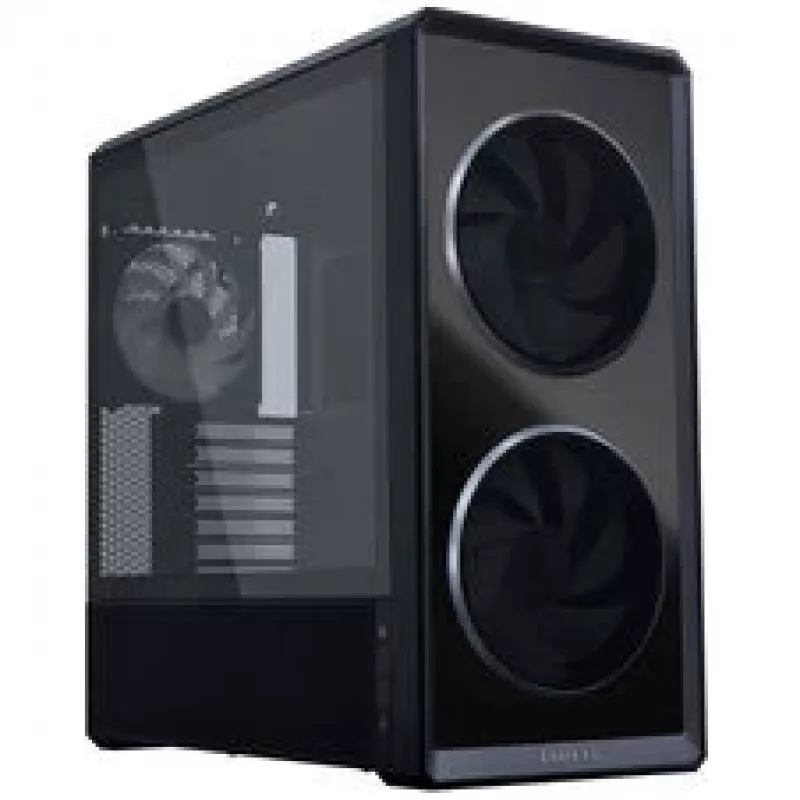 Caja de PC Lian Li LANCOOL 217 INF + 3 ventiladores UNI FAN SL-INF 120 Reverse-Blade - negro