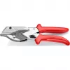 Knipex 94 35 215 Tijeras de ingletes para perfiles de plástico y goma, 215 mm