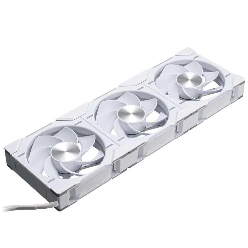 Phanteks D30-120 PWM Reverse Airflow D-RGB ventilador de caja, 120 mm, (3 uds.), blanco