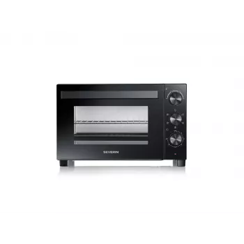 Mini horno SEVERIN TO 2075 — 30 l de capacidad, 1600 W, independiente, negro, función grill