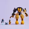 Set de construcción LEGO NINJAGO 71839 Mech de combate Spinjitzu de Arin, 213 piezas, 2 minifiguras, altura 160 mm