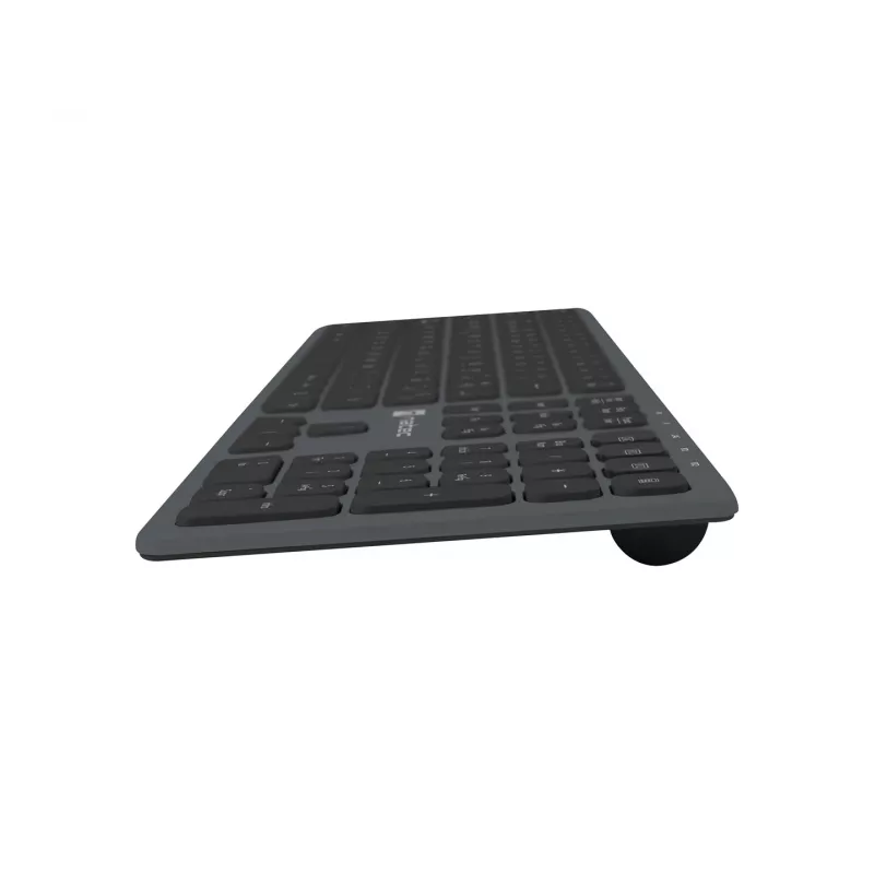 Teclado universal NATEC NKL-1830 RF Wireless Bluetooth QWERTY Español Negro Gris