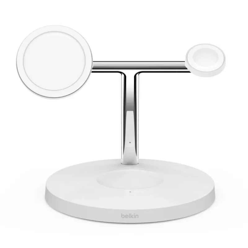 Belkin WIZ017vfWH Auriculares Carga rápida inalámbrica Interior AC Blanco