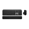 Logitech MX Keys S Combo para Mac, inalámbrico, teclado y ratón con distribución DE, teclas y funciones optimizadas para macOS