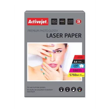 Papel fotográfico ActiveJet AP4-160G100L A4 160 g/m² brillo 100 hojas