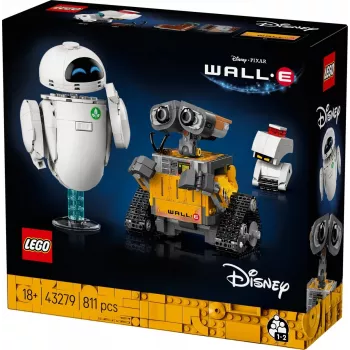 Set de construcción LEGO Disney Pixar WALL·E y EVE 43279 — 811 piezas, 130 mm de altura, para 18+