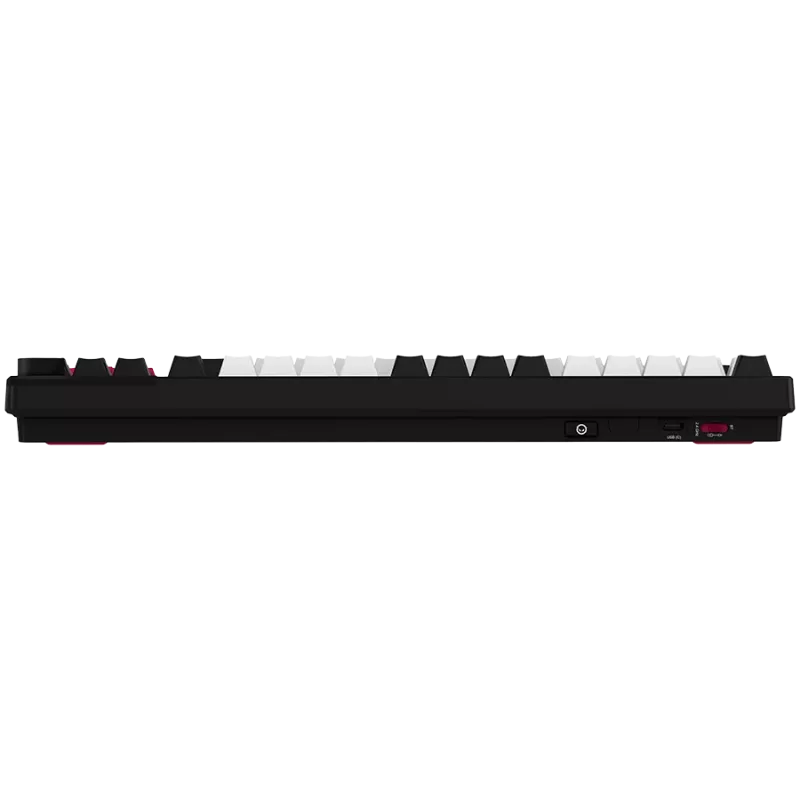 LORGAR KBP70TKLW, teclado gaming mecánico inalámbrico TKL Pro, negro/rojo, distribución EN