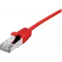 Cable de conexión Ethernet Dexlan 858730 CAT6a S/FTP 1 m, rojo