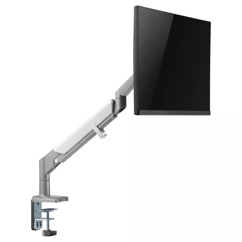 Soporte para monitor Ergo Office ER-405G montaje en escritorio giratorio inclinable orientable 13–32 pulgadas VESA universal