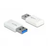 Tarjeta de red WLAN DeLOCK 12770 USB 5000 Mbit/s inalámbrica blanco
