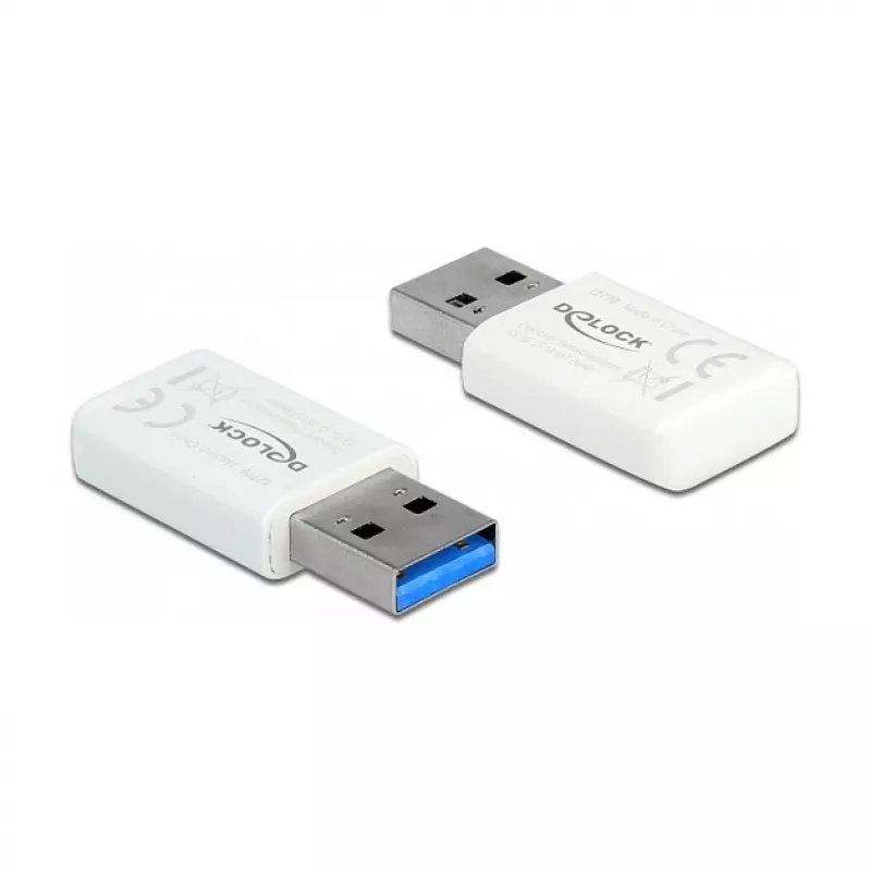 Tarjeta de red WLAN DeLOCK 12770 USB 5000 Mbit/s inalámbrica blanco