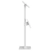 Soporte de suelo para tablet MACLEAN MC-476W regulable en altura, compatibilidad universal para tablets